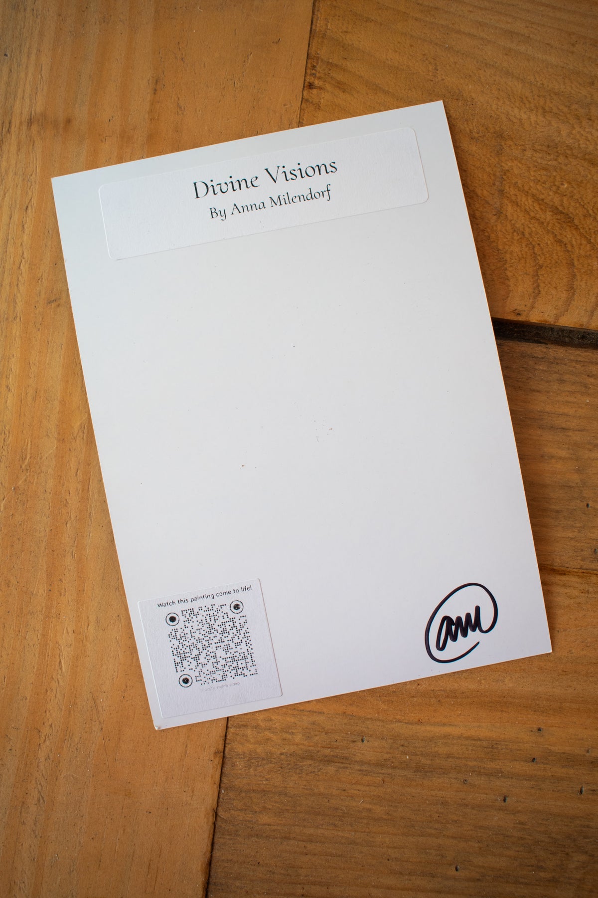 Divine Visions Post Card (5 X 7 in)