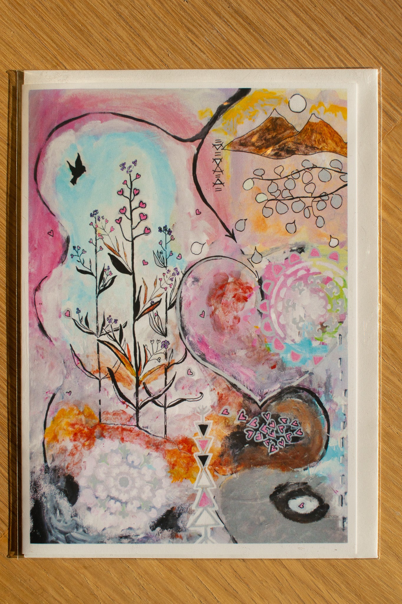 Heart Seeds 5x7 Card