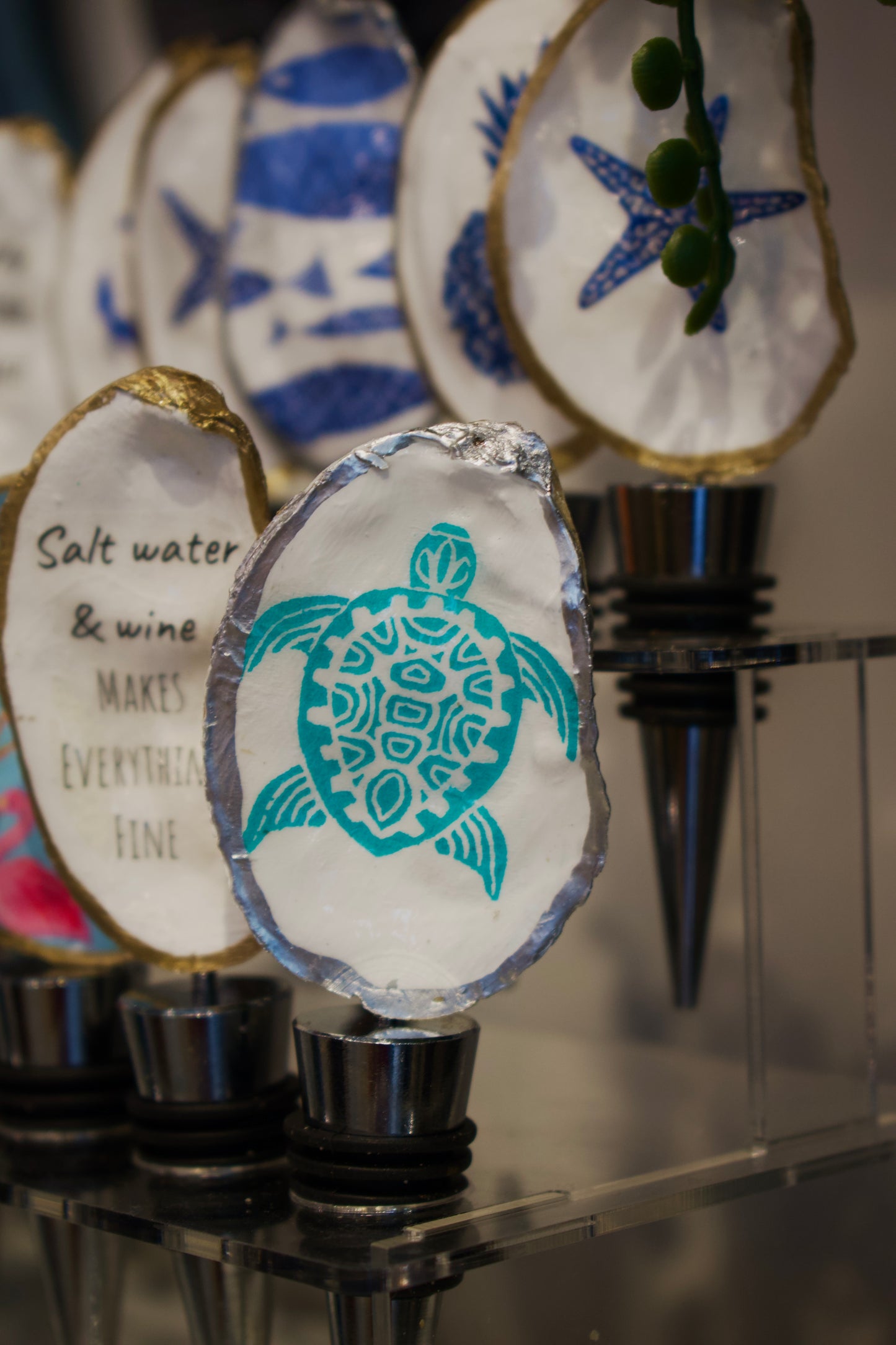 Oyster Shell Wine Corks