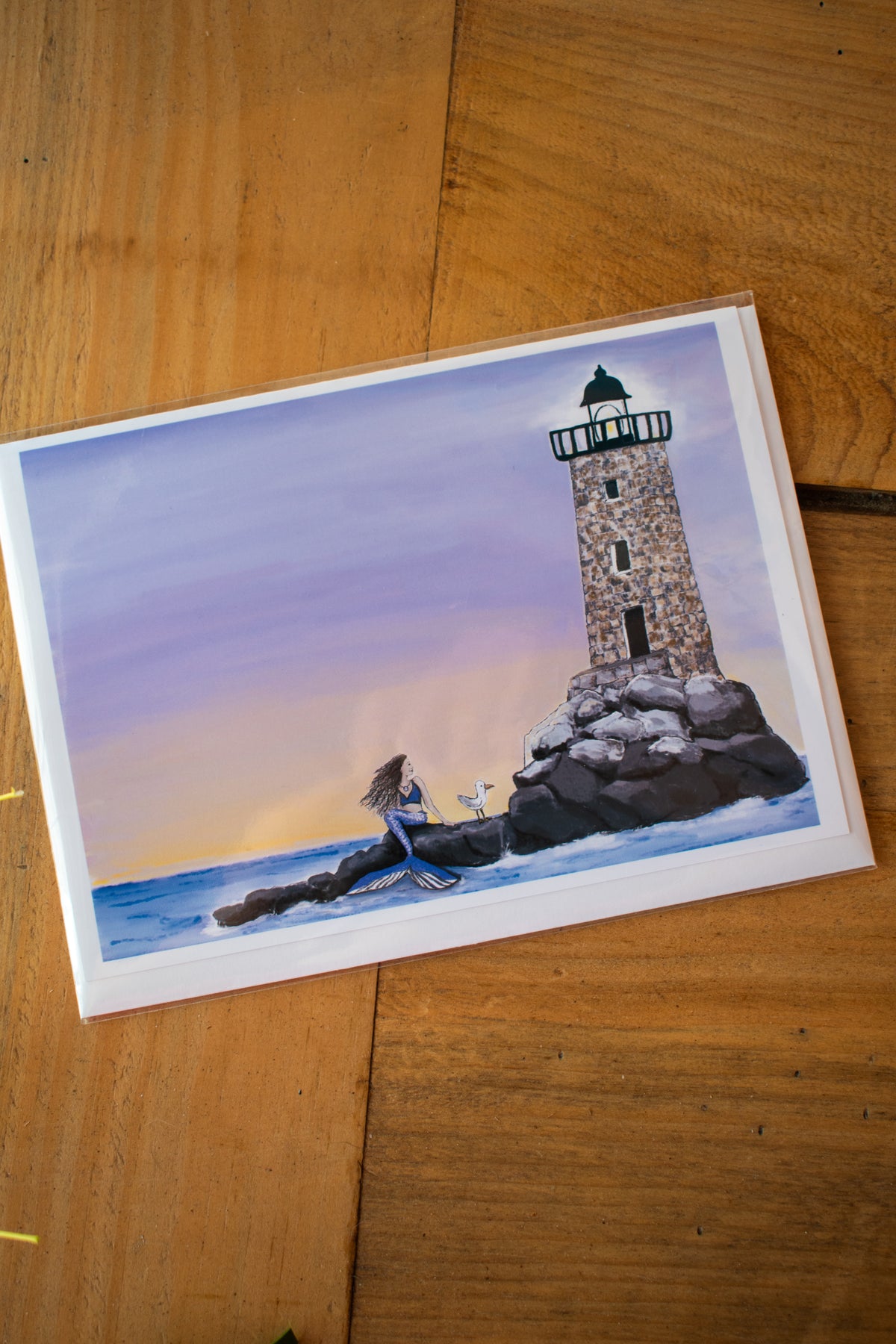 Mermaid At Whaleback Card