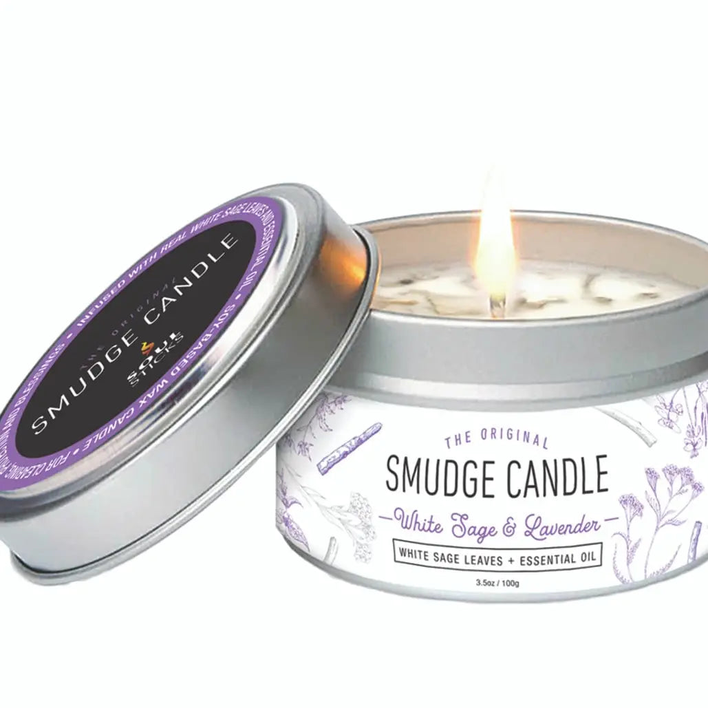 Whether Sage and Lavender Smudge Candle