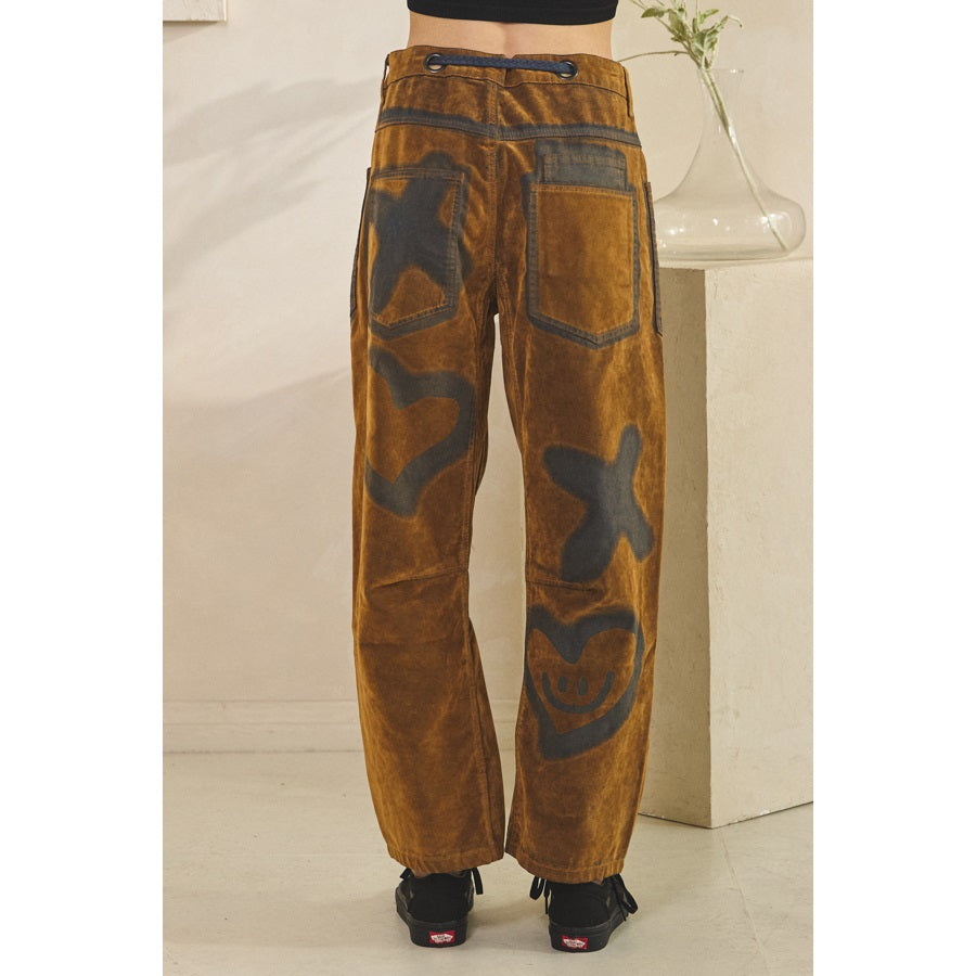 XO Vintage Tie Waist Pants