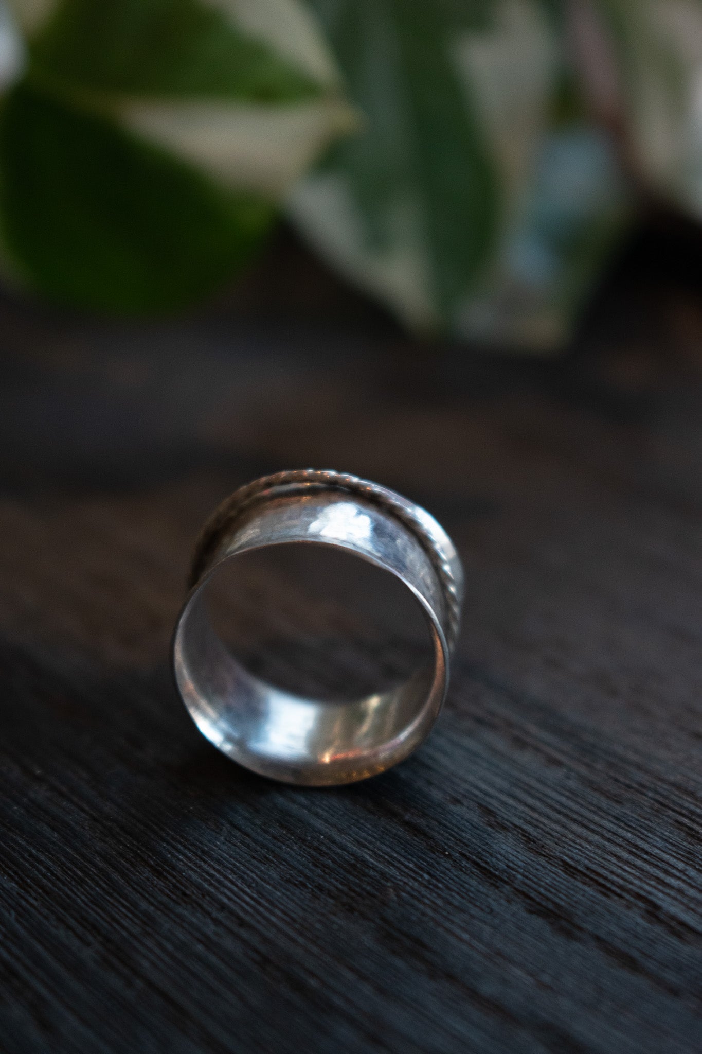Silver Orbit Spinner Ring 002 | Size 10.5