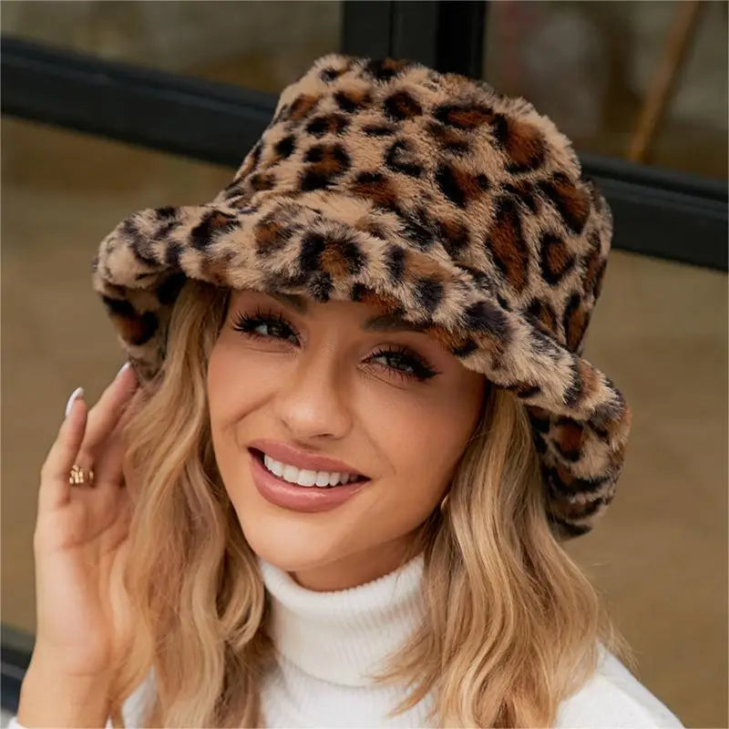 Plush Fur Bucket Hat