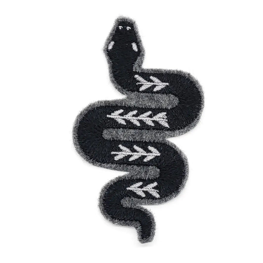 Black and Gray Snake Patch