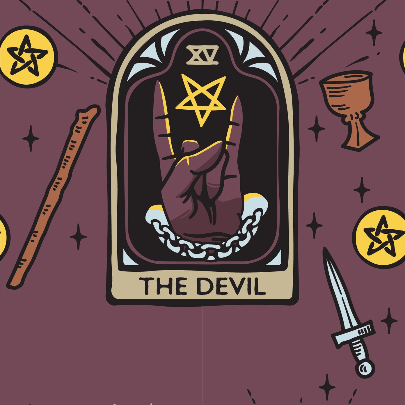 The Devil Tarot Socks
