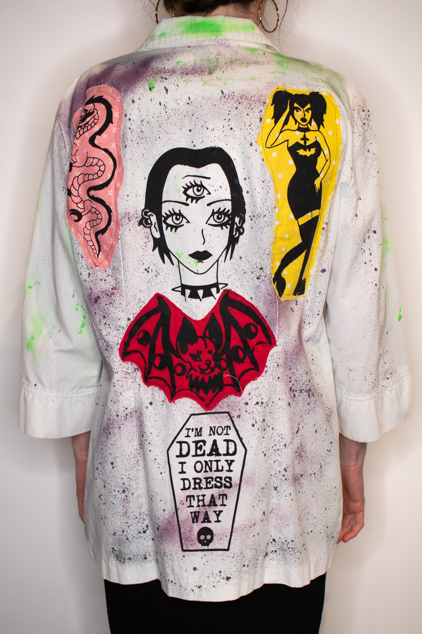 Im Not Dead Lab Coat | Medium