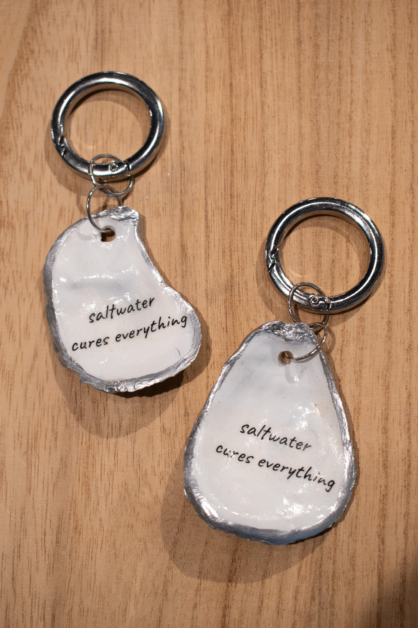 Oyster Shell Bag Charm (Saltwater)