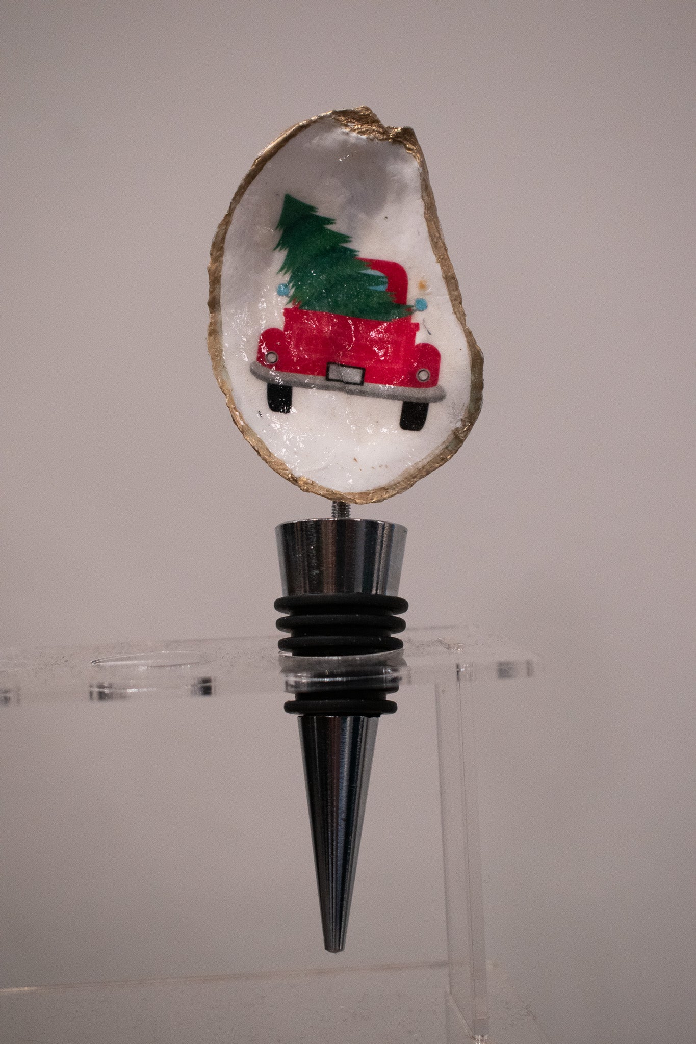 Oyster Shell Wine Cork (Tree Truck)