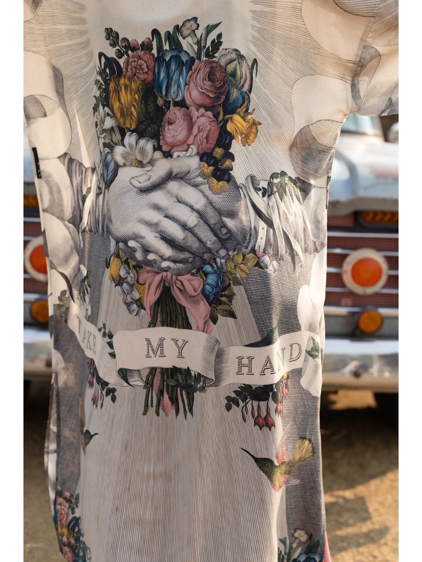Take My Hand Opera Duster Full Length Kimono Robe