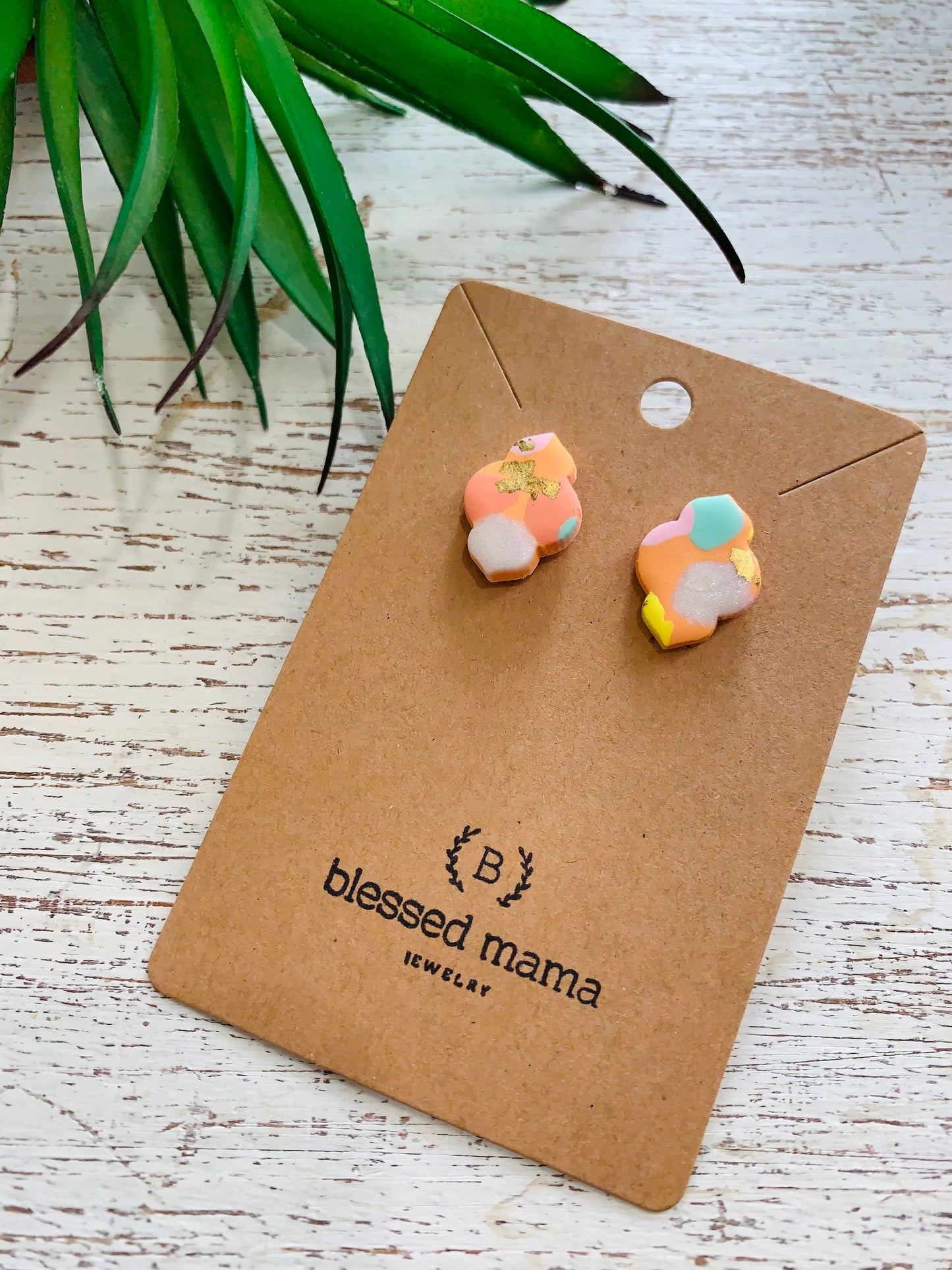 Terrazzo Mosaic Studs