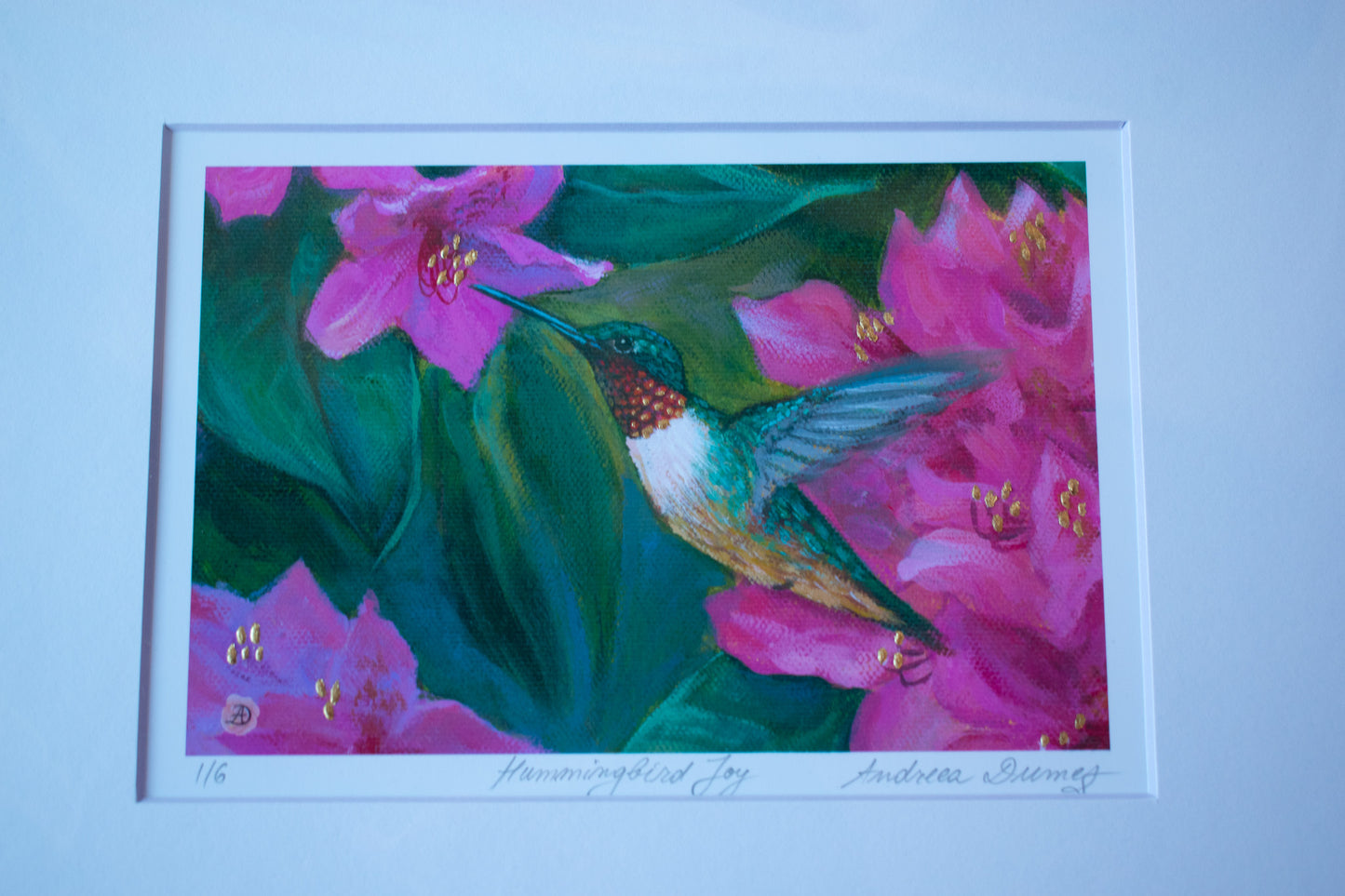 Hummingbird Joy 8x10 Print