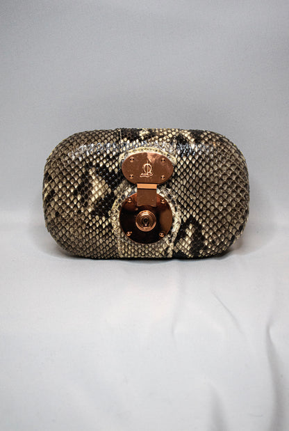 El Caballo Snake Skin Clutch