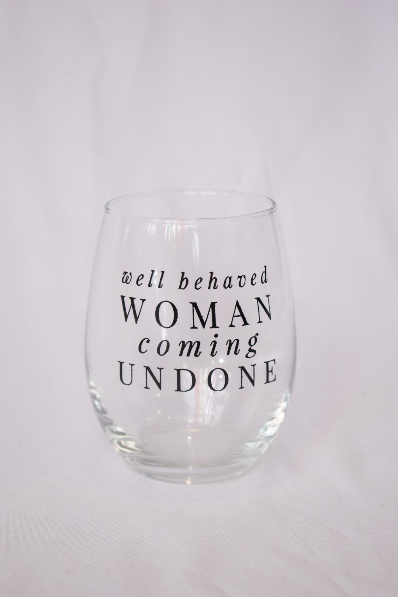 Well-Behaved Wine Glass