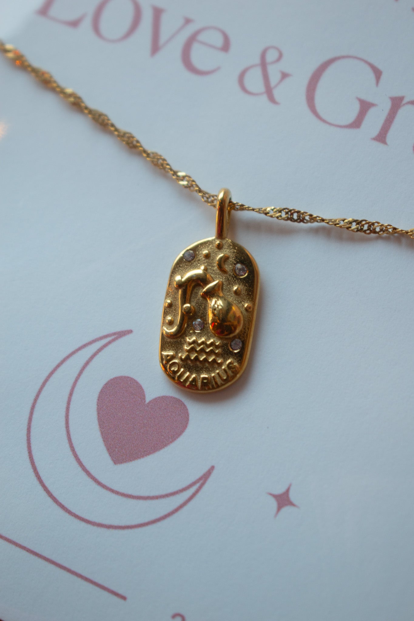 Love & Grace Zodiac Necklace