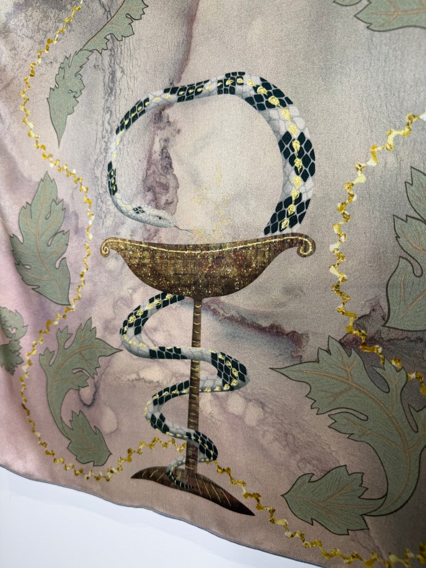 Hygieia No. 2 Silk Scarf (16” X 72”)