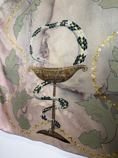 Hygieia No. 2 Silk Scarf (16” X 72”)