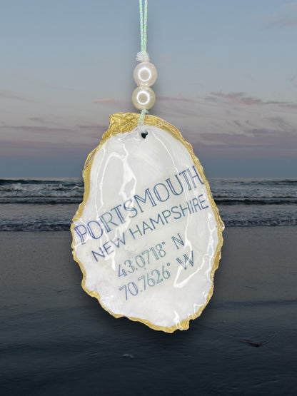 Portsmouth Gold Oyster Ornament