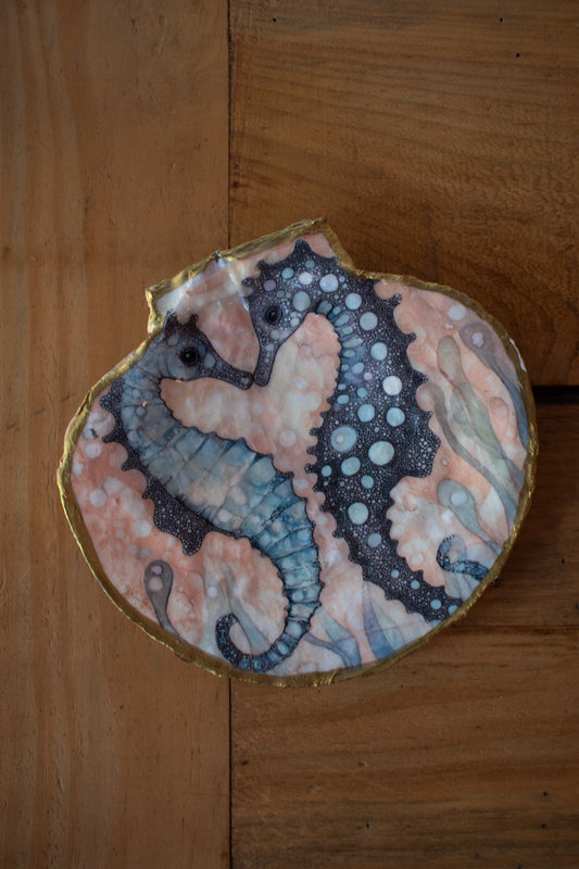 Sea horse Shell Dish