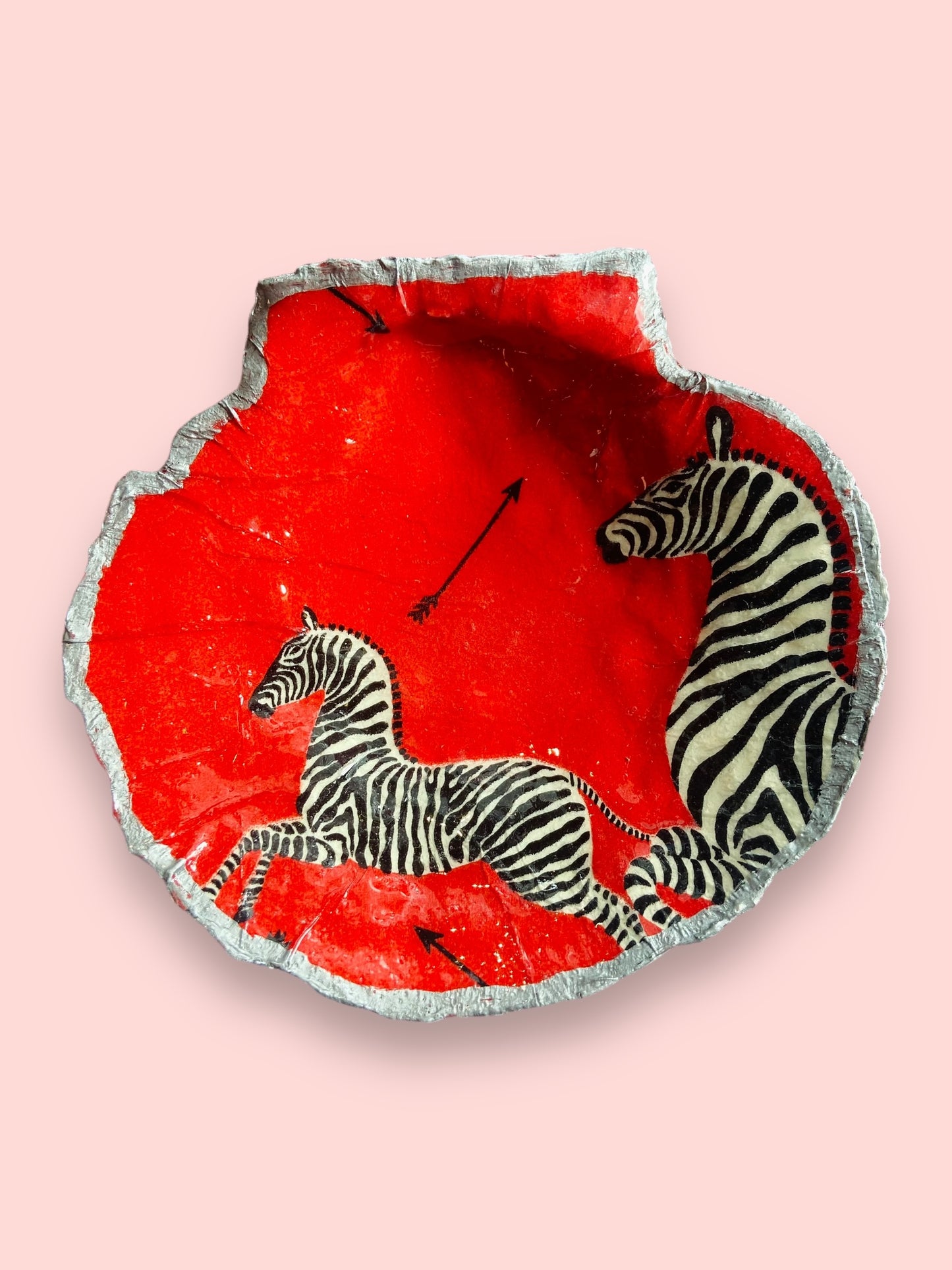 Galloping Zebra Jewelry Dish