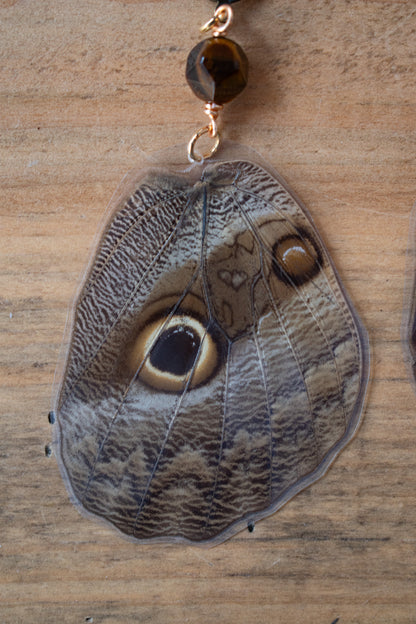 Owl Butterfly Earrings 2