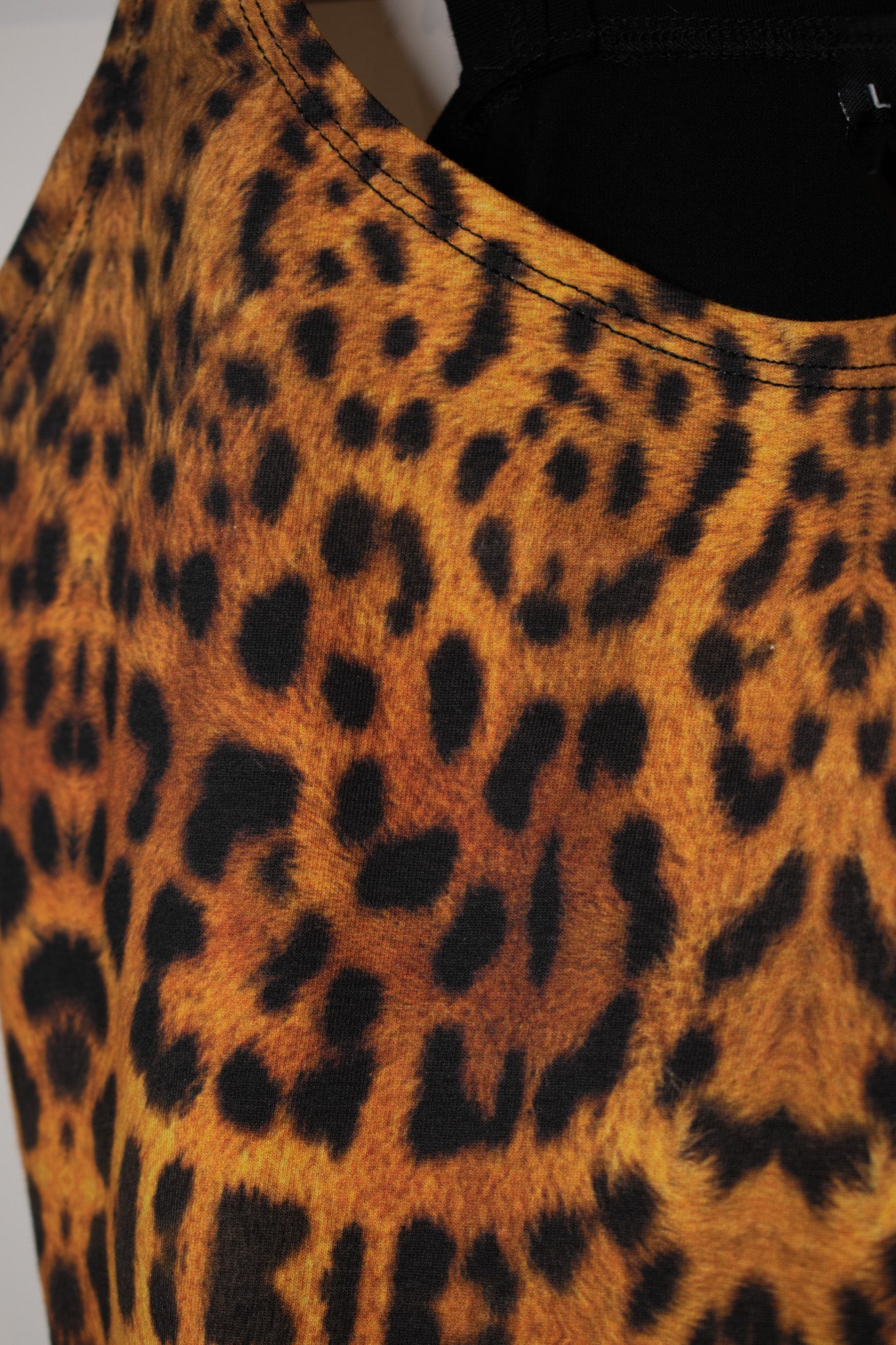 Light & Sound Leopard Crop Top