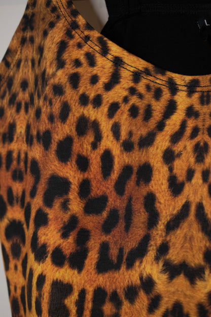 Light & Sound Leopard Crop Top