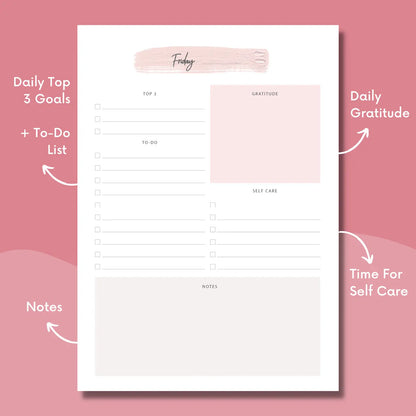 One Day at a Time Daily Planner