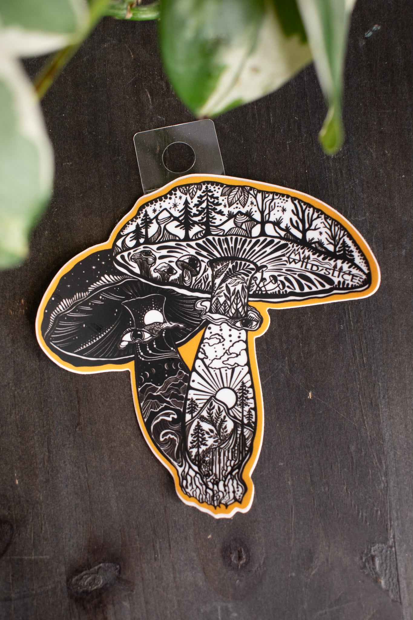 Two Mushrooms Sticker | 4”
