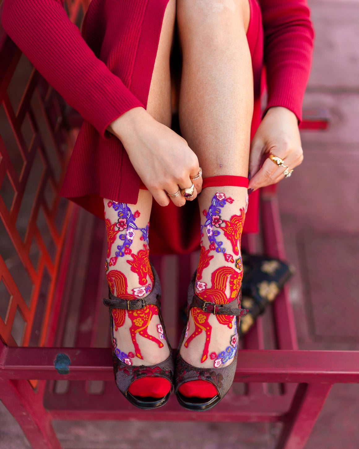 Year of the Horse Crew Socks