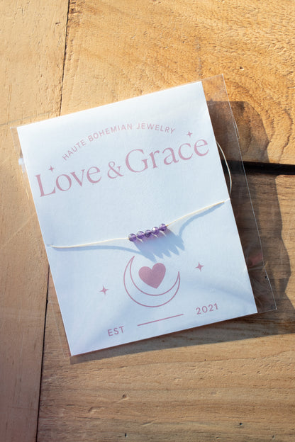 Love & Grace Crystal Necklace