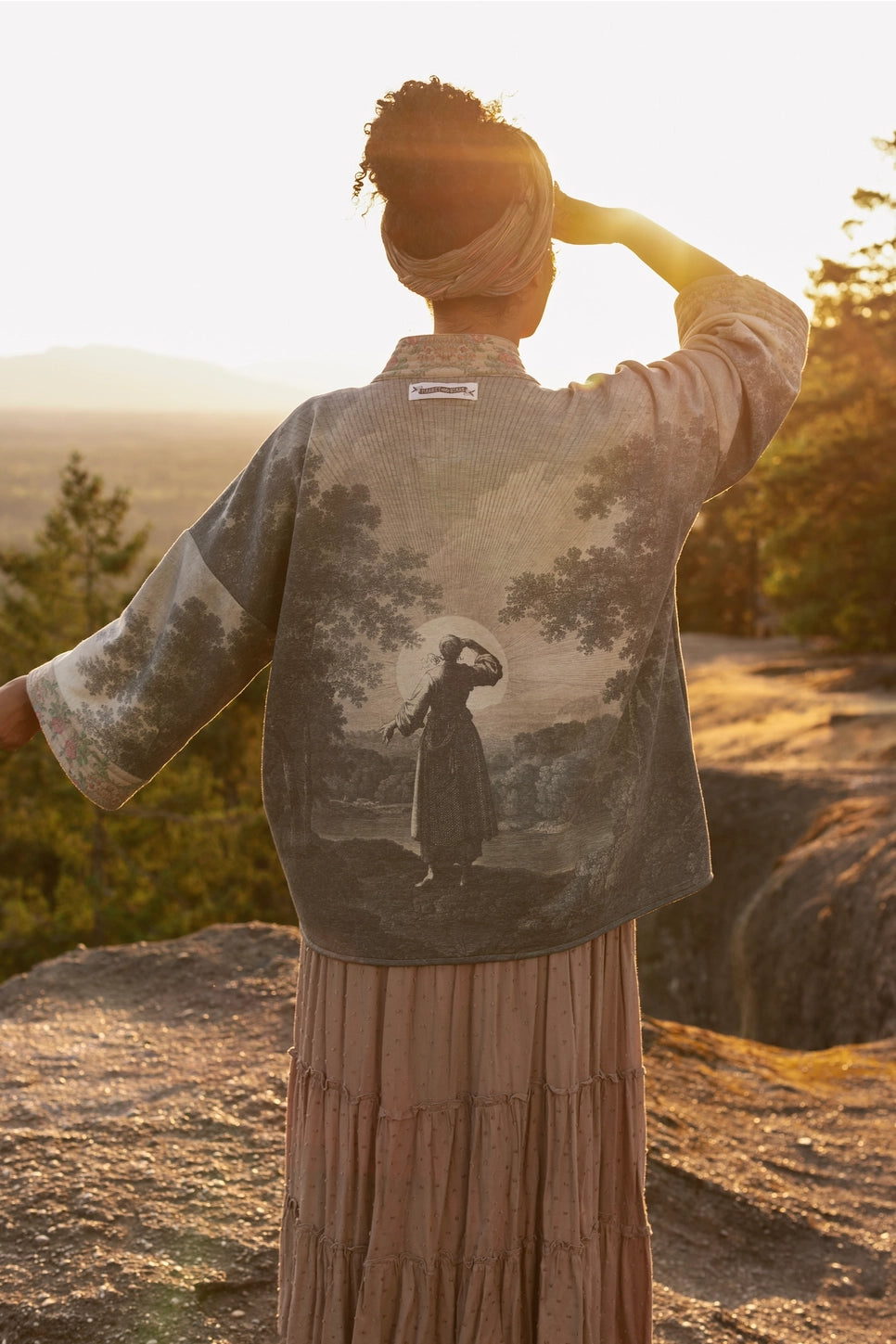 Still I Rise Fleece Kimono Jacket