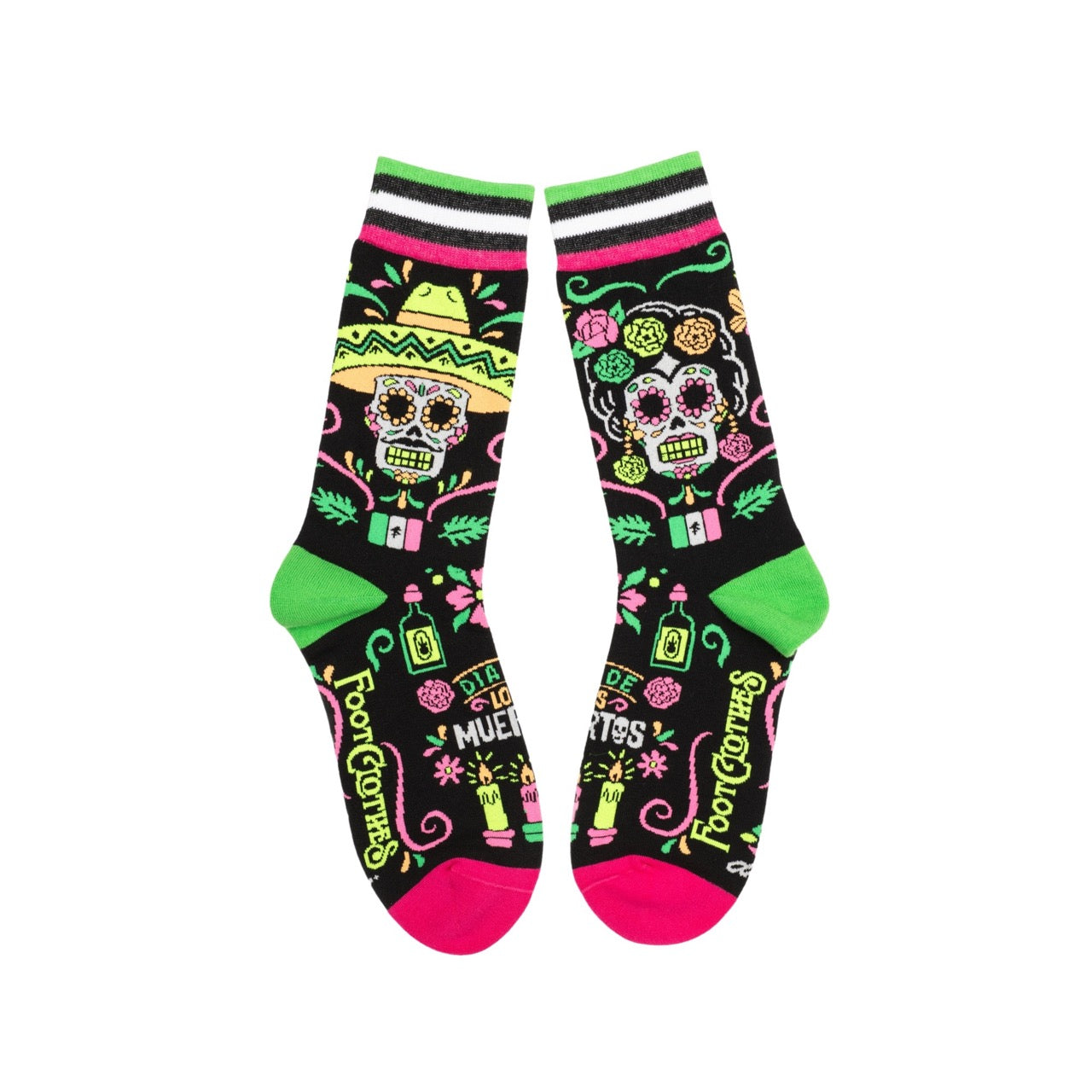 Foot Clothes | Dia De Los Muertos Crew Socks