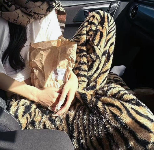 Tiger Print Cozy Pants