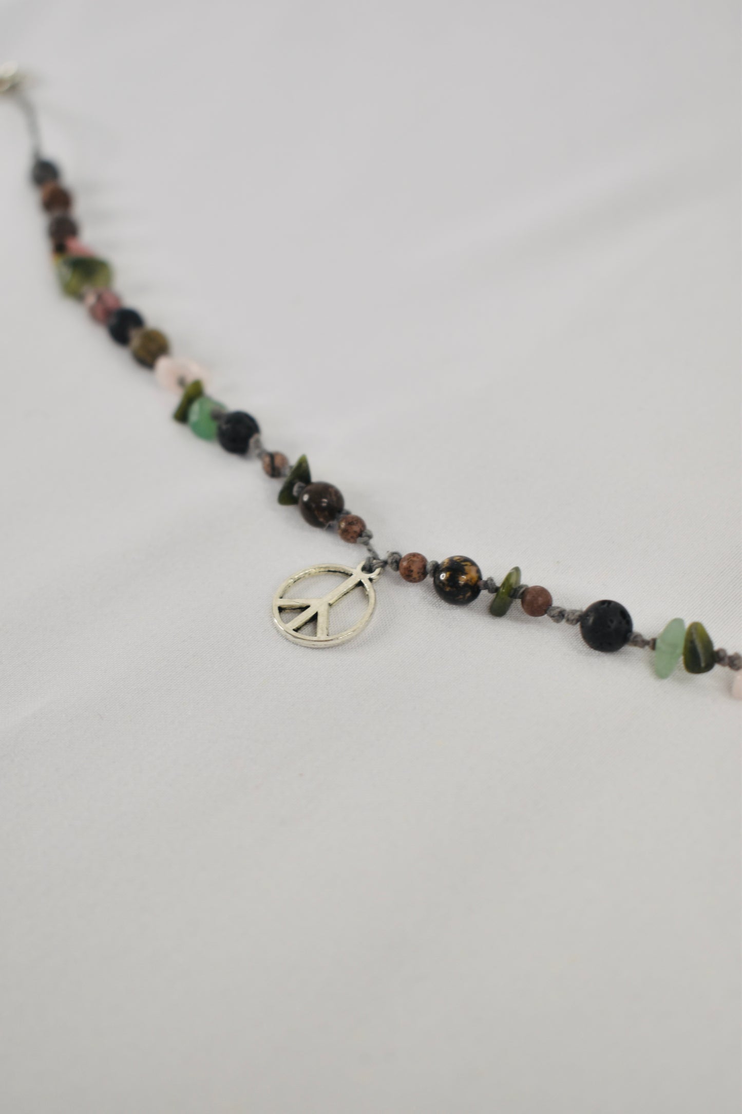 Peace and Beads Choker Necklace