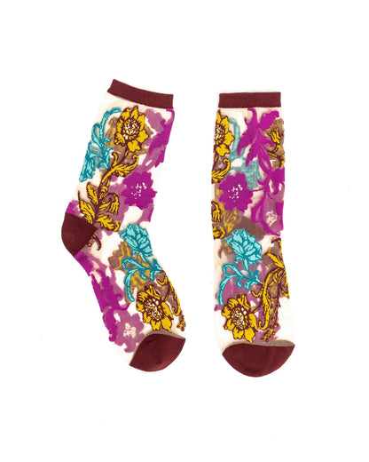 Gem Garden Crew Socks