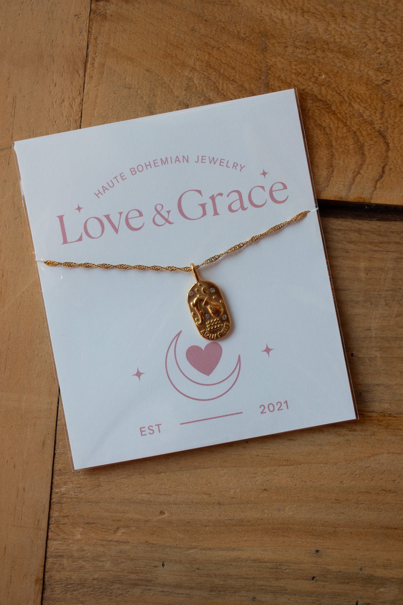 Love & Grace Zodiac Necklace
