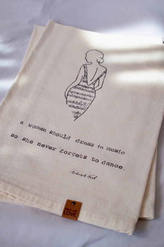 Wear Music Tea Towel