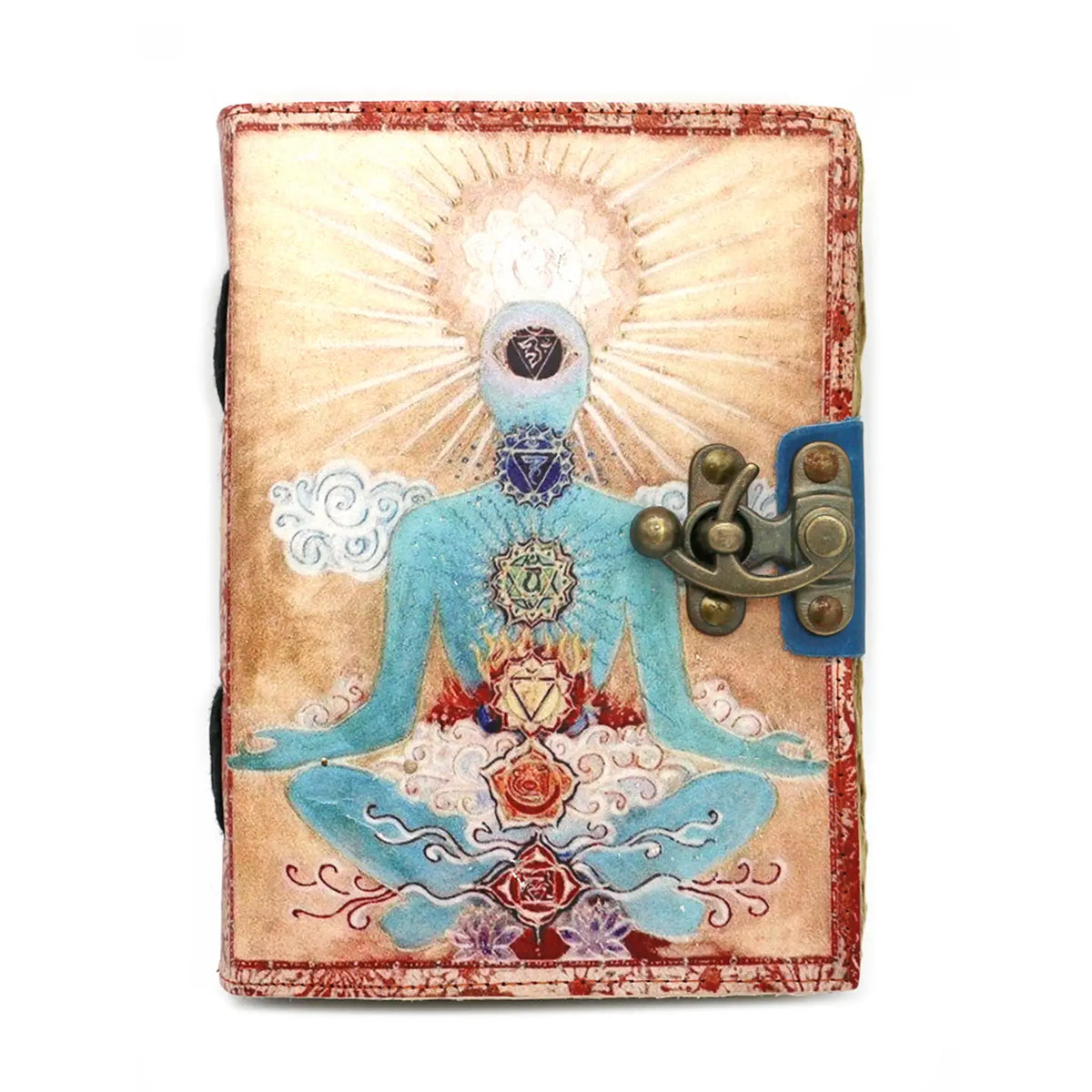Serenity Oasis Blank Leather Journal