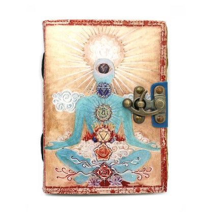 Serenity Oasis Blank Leather Journal