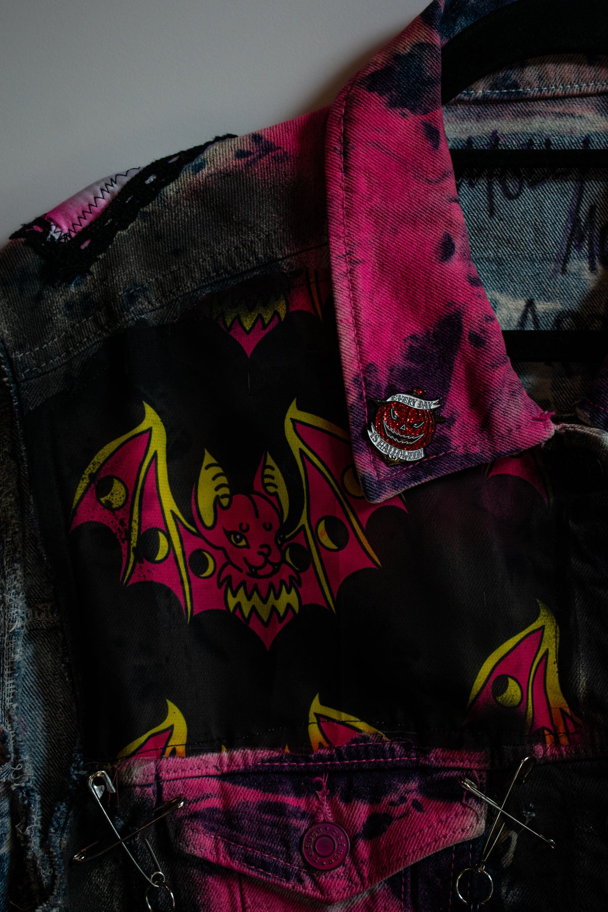 Coffin Pinup Denim Vest
