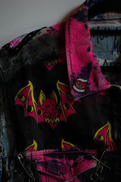 Coffin Pinup Denim Vest