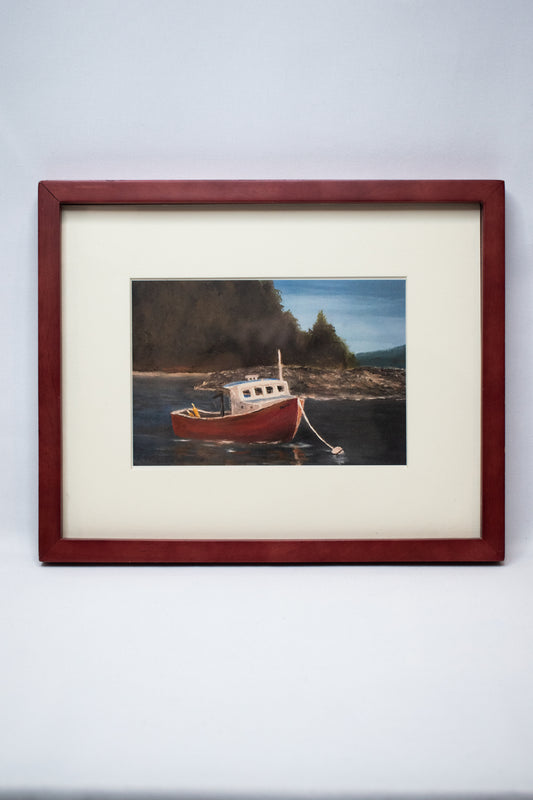 Lobster Boat Framed Print