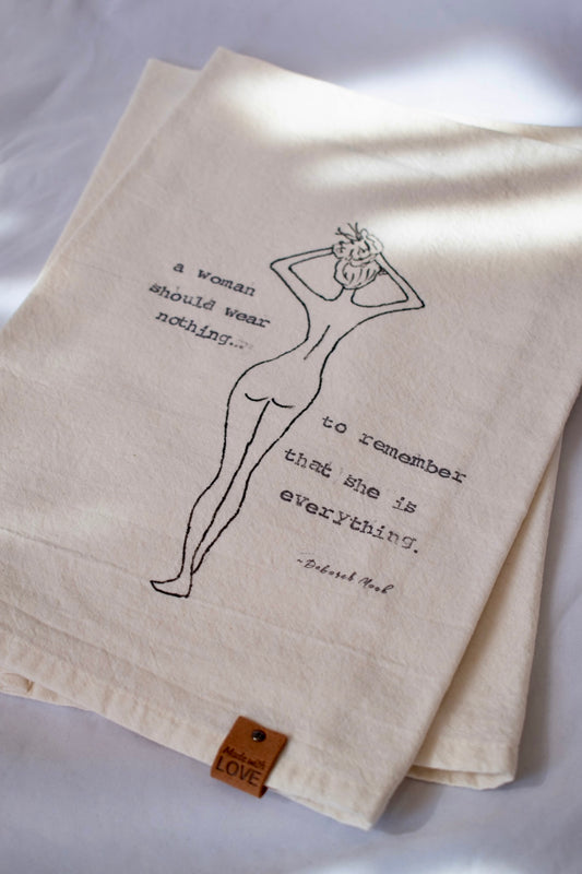 Wear Nothing Tea Towel