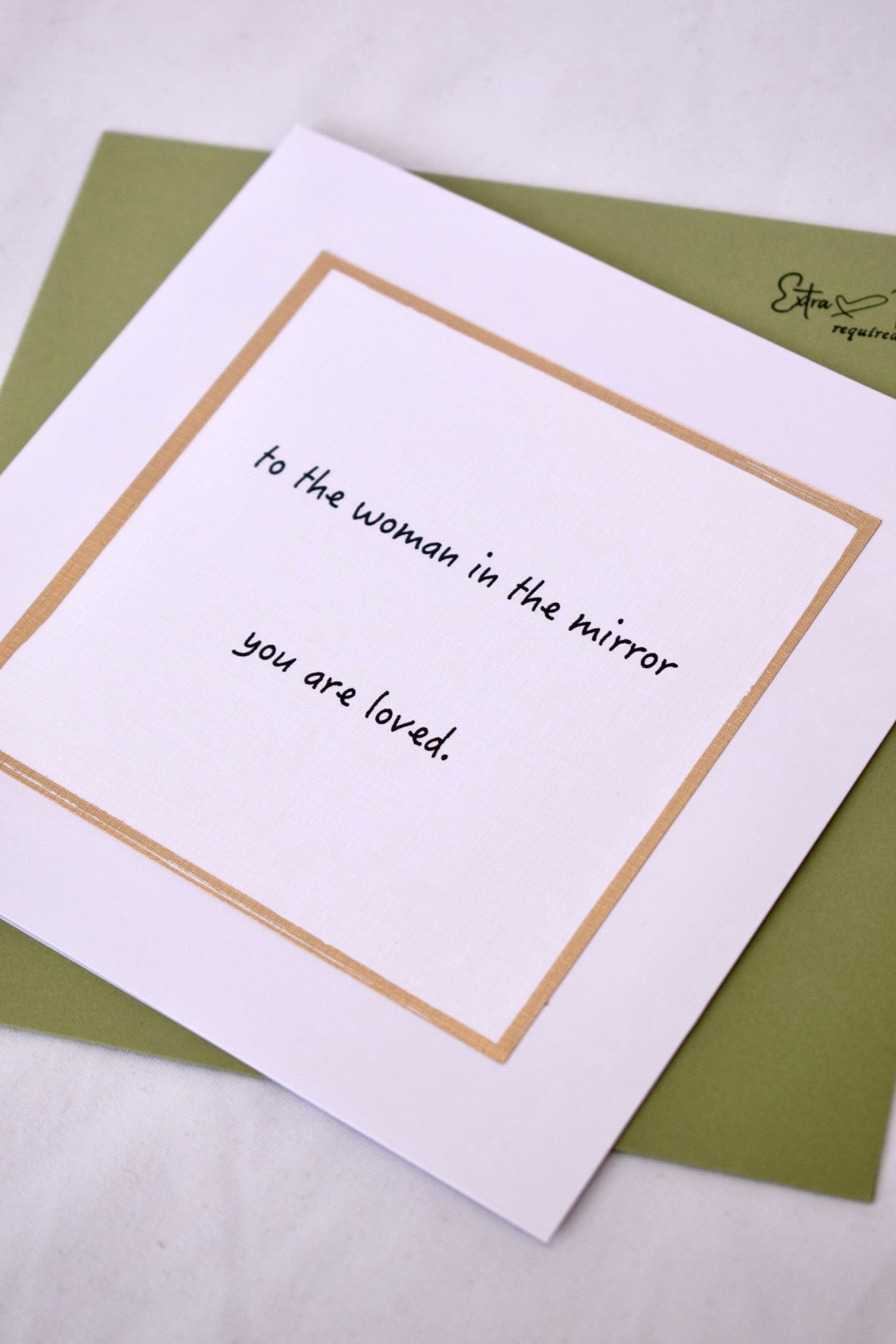 You are Loved Mirror Card