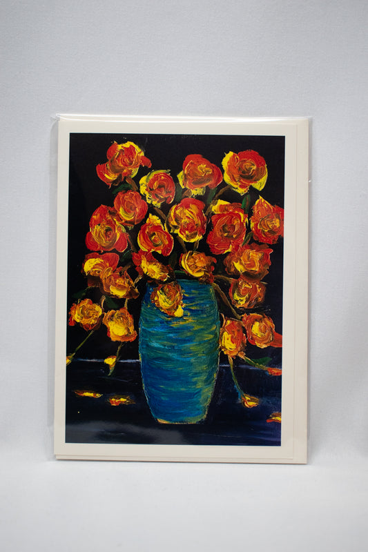 Vase of Flowers Card