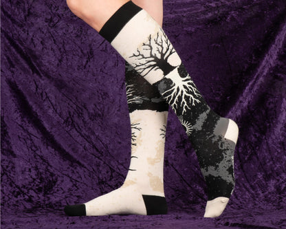 Foot Clothes | As Above So Below Knee High Socks