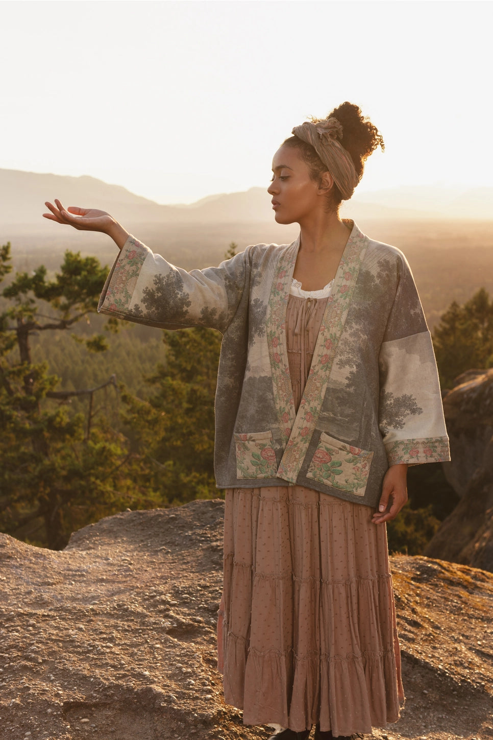 Still I Rise Fleece Kimono Jacket