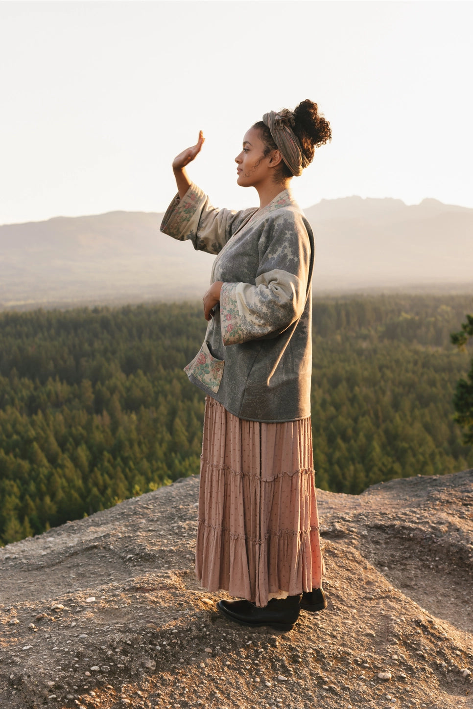 Still I Rise Fleece Kimono Jacket