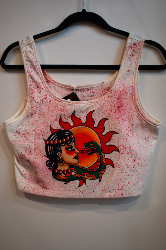 Serpent Sun Lady Cropped Tank